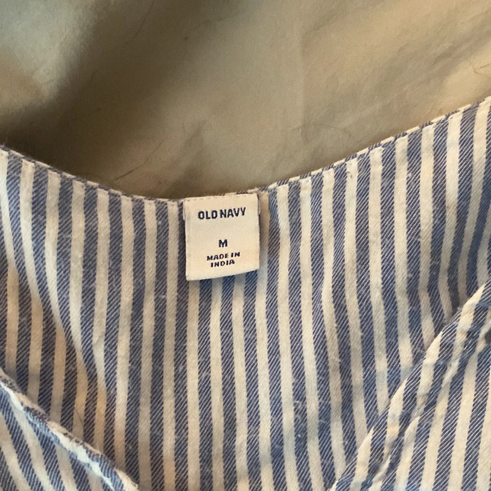 Blue and white stripped shirt - Picture 2 of 3